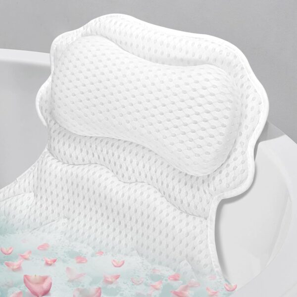 Ravello Essentials Relaxing Bath Pillows, Bathtub Pillow