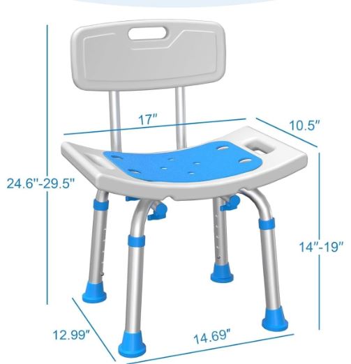 Aquadrea Shower Chair for Inside Shower